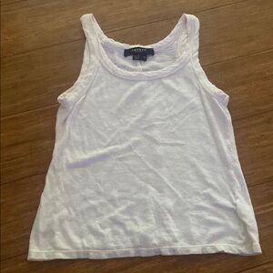 Twenty White Tank Top